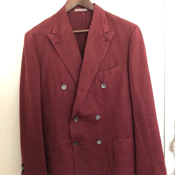 Boglioli Other - Boglioli Clay Double Breasted Linen Blend K Jacket